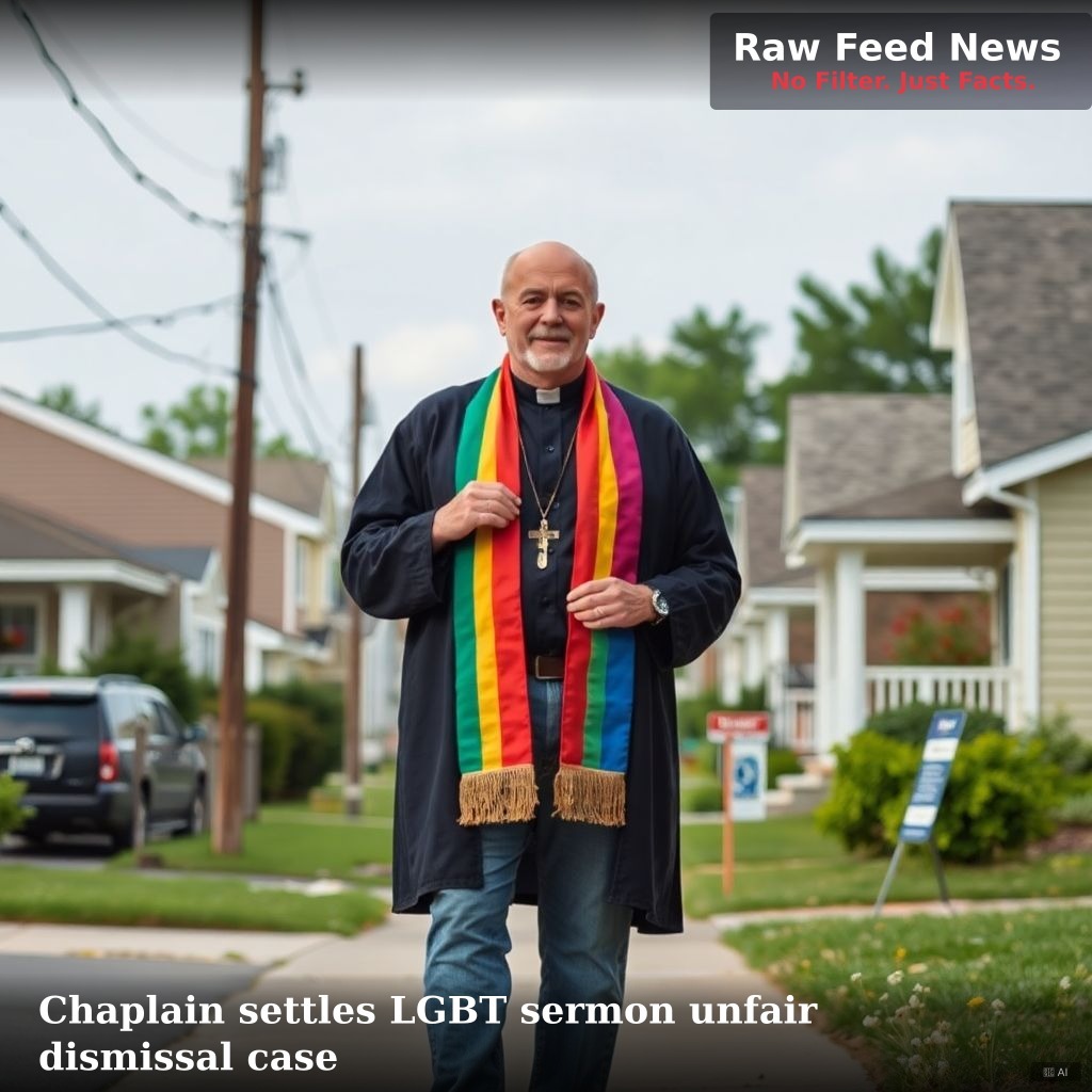 Chaplain settles LGBT sermon unfair dismissal case