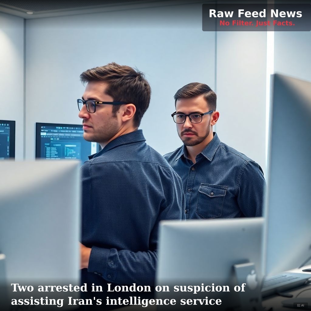 Two arrested in London on suspicion of assisting Iran's intelligence service