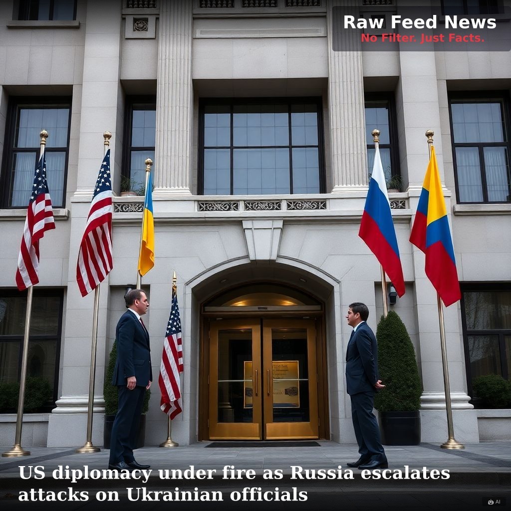 US diplomacy under fire as Russia escalates attacks on Ukrainian officials