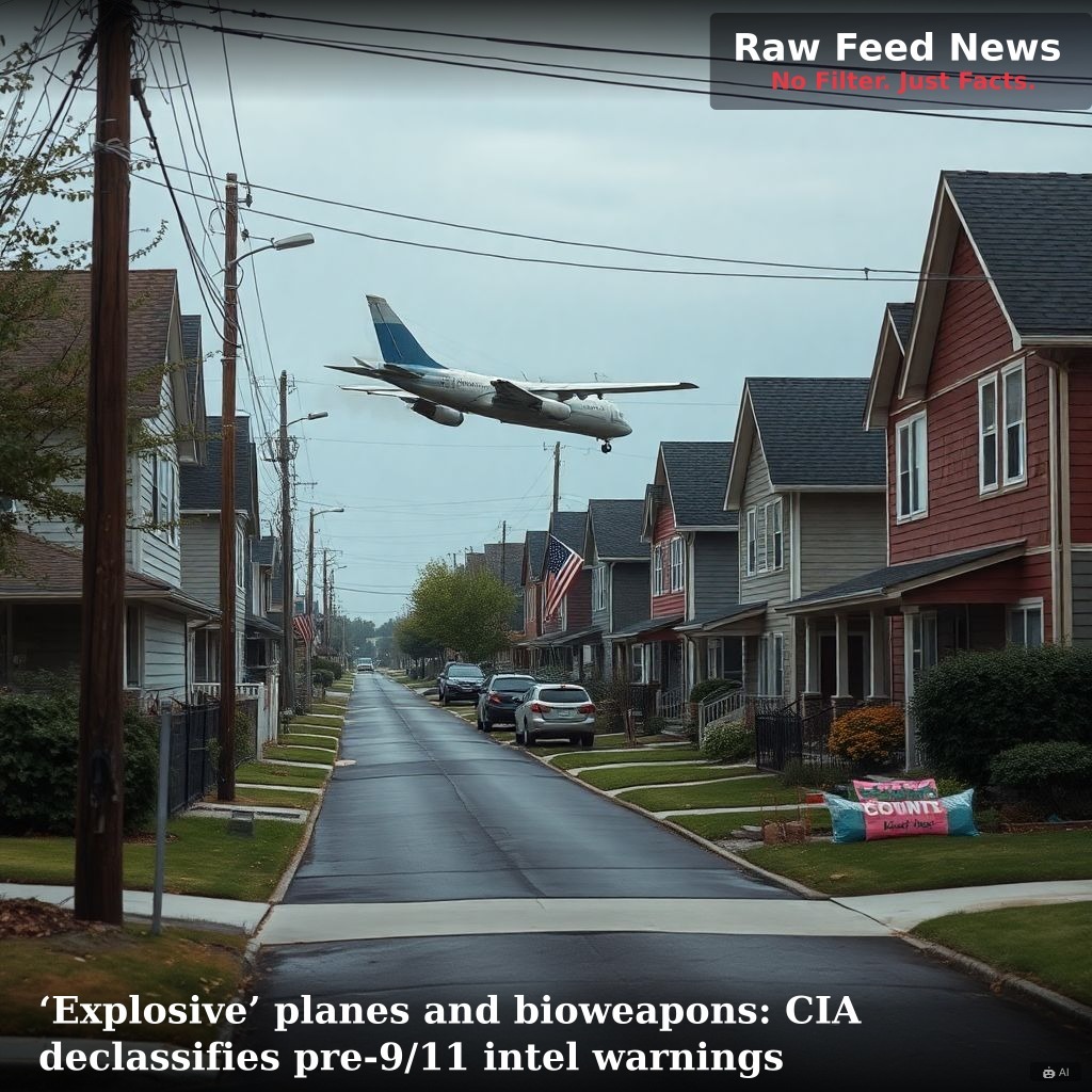 ‘Explosive’ planes and bioweapons: CIA declassifies pre-9/11 intel warnings
