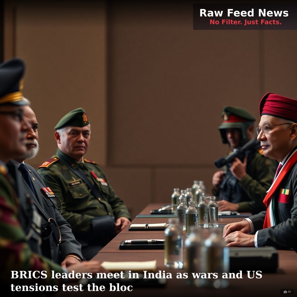 BRICS leaders meet in India as wars and US tensions test the bloc