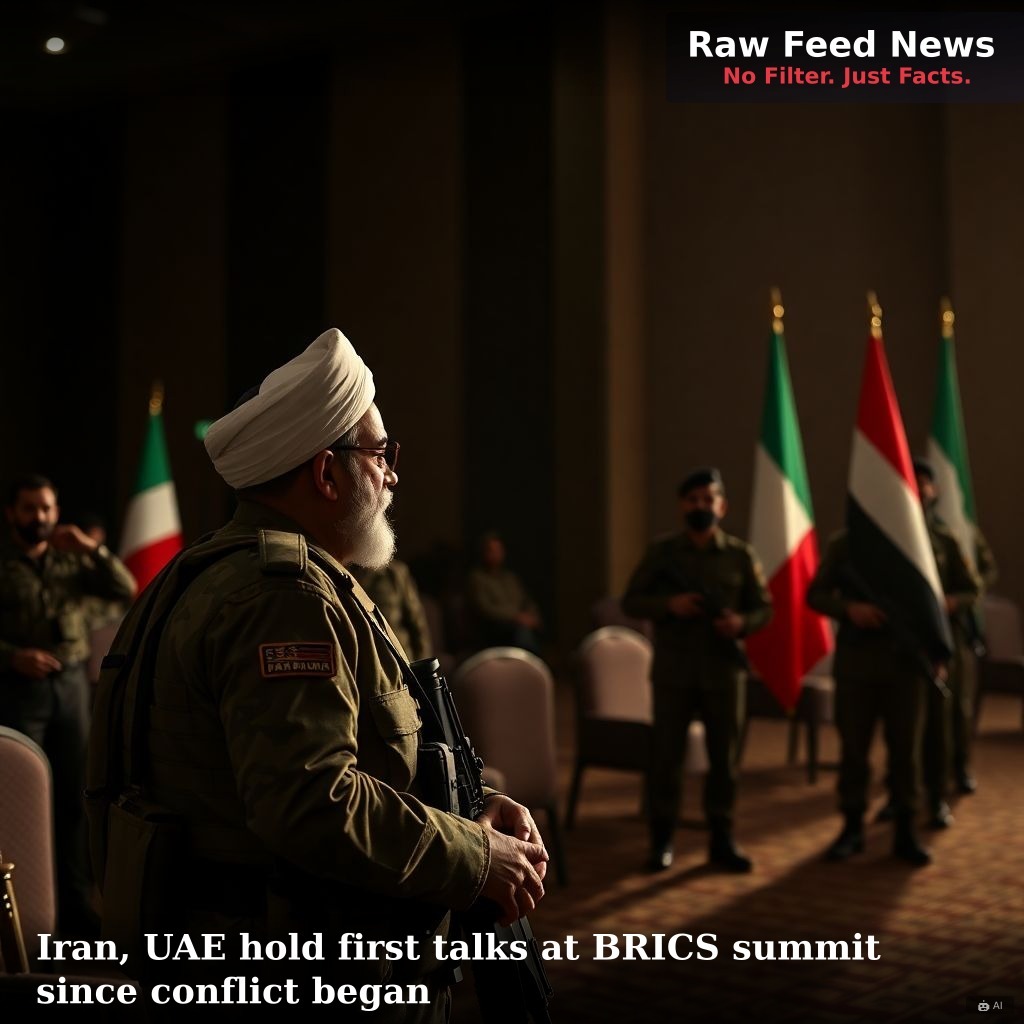 Iran, UAE hold first talks at BRICS summit since conflict began