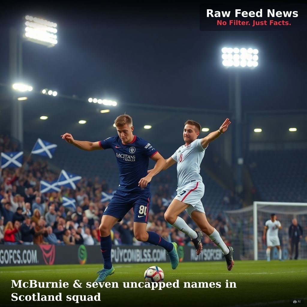 McBurnie & seven uncapped names in Scotland squad