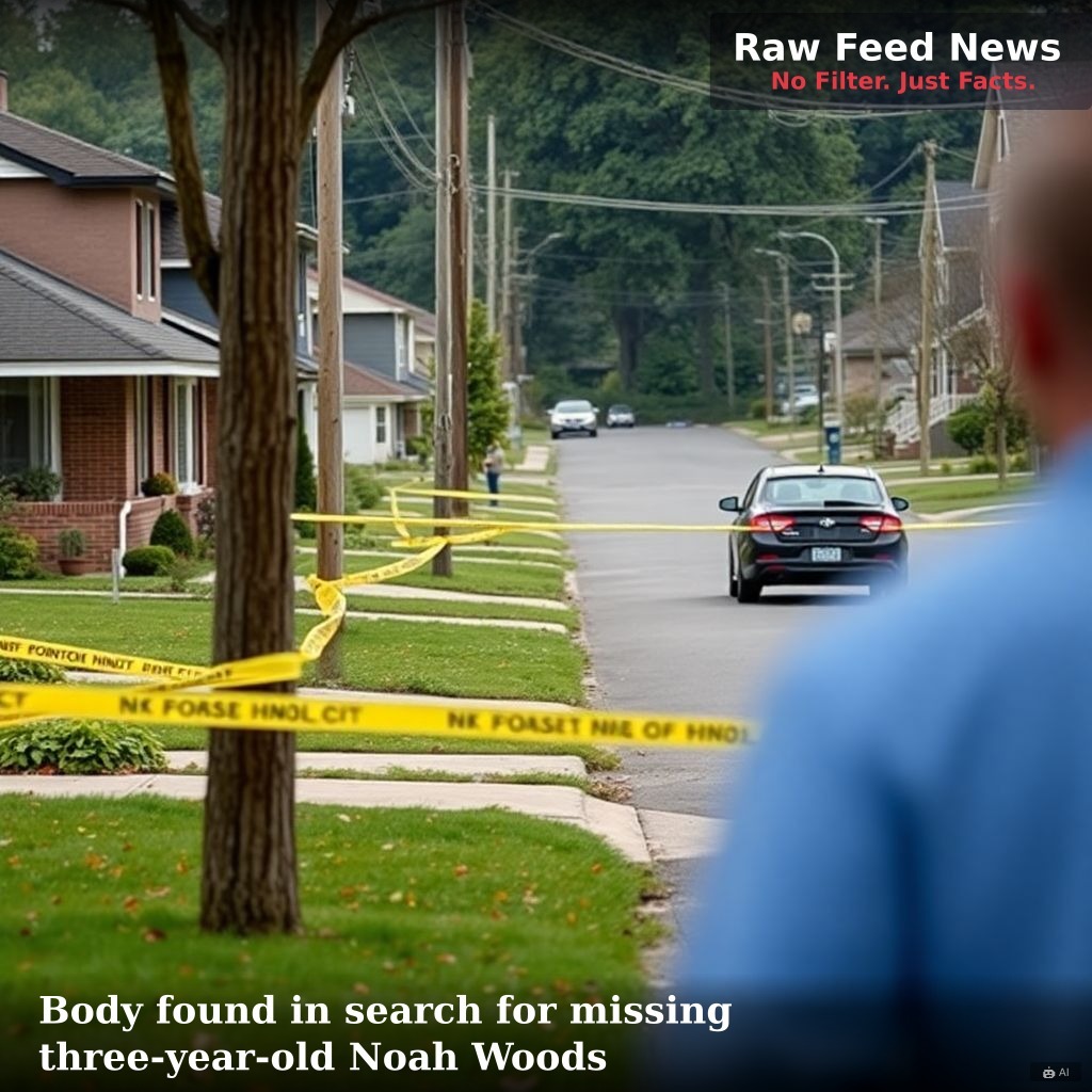 Body found in search for missing three-year-old Noah Woods