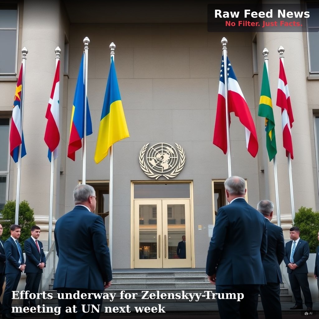 Efforts underway for Zelenskyy-Trump meeting at UN next week