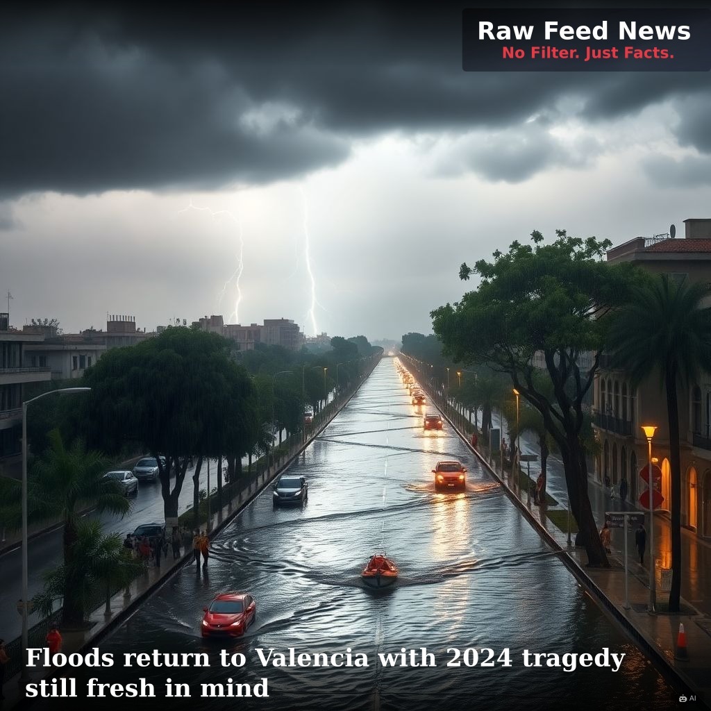 Floods return to Valencia with 2024 tragedy still fresh in mind