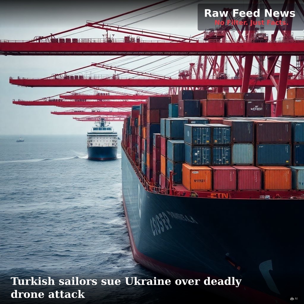 Turkish sailors sue Ukraine over deadly drone attack