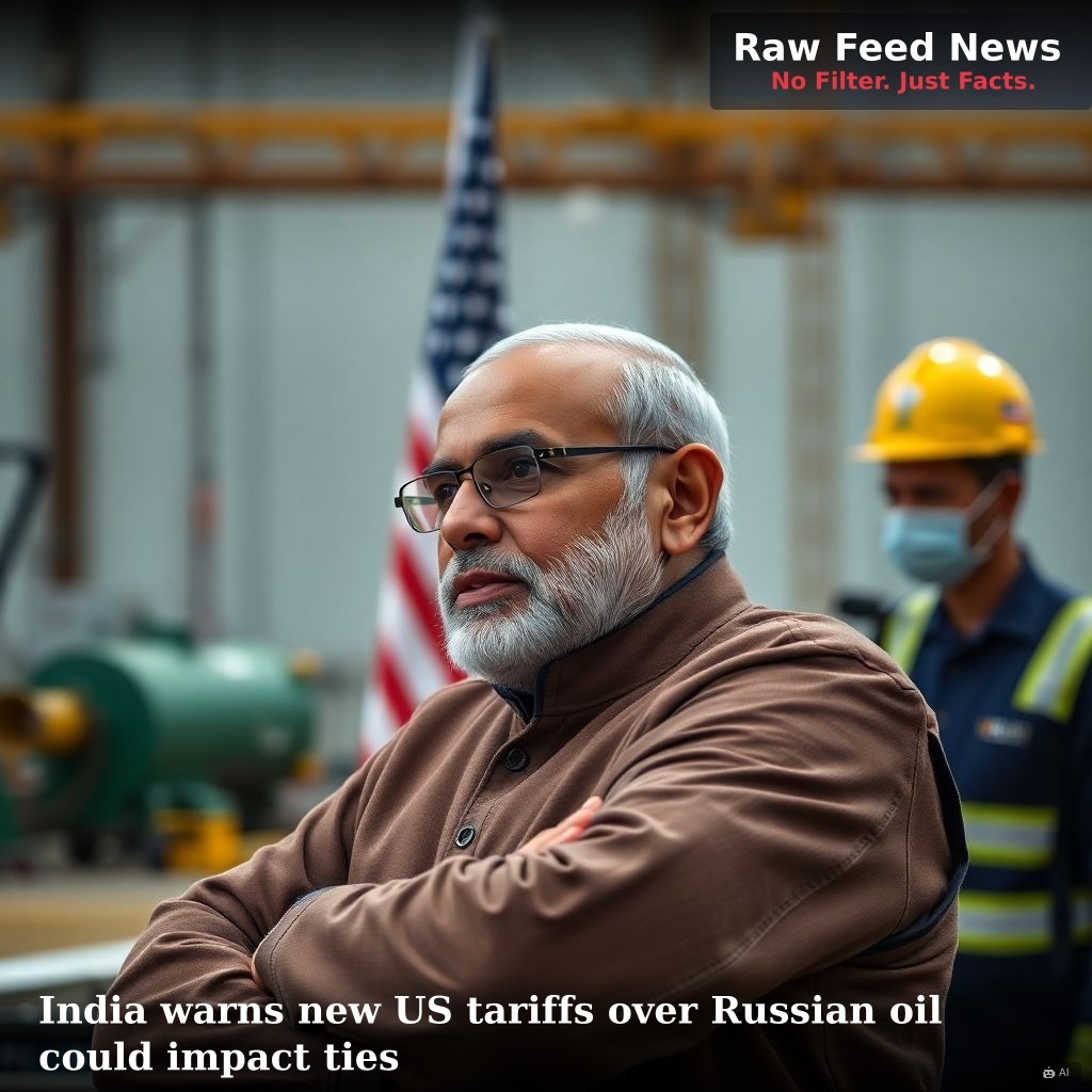 India warns new US tariffs over Russian oil could impact ties