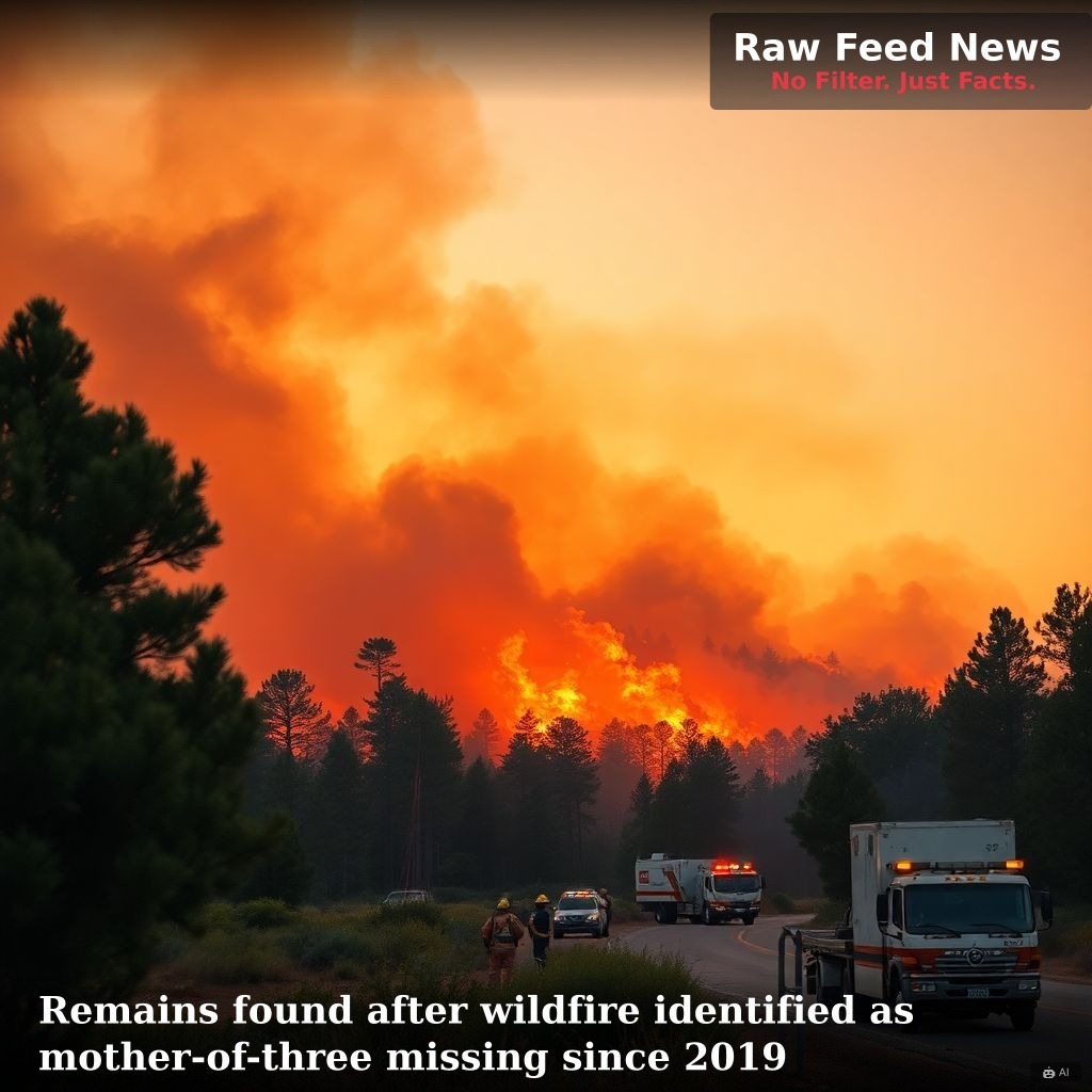 Remains found after wildfire identified as mother-of-three missing since 2019