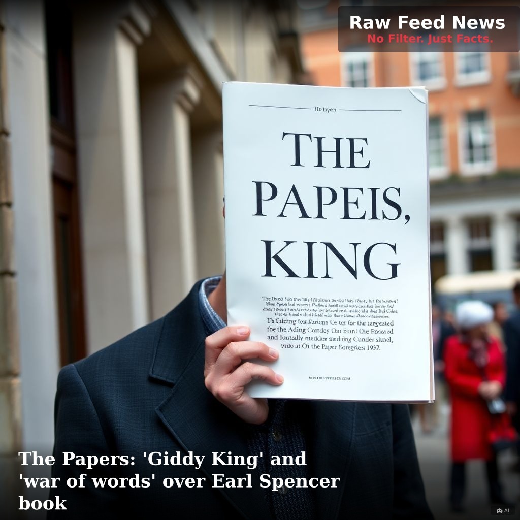 The Papers: 'Giddy King' and 'war of words' over Earl Spencer book