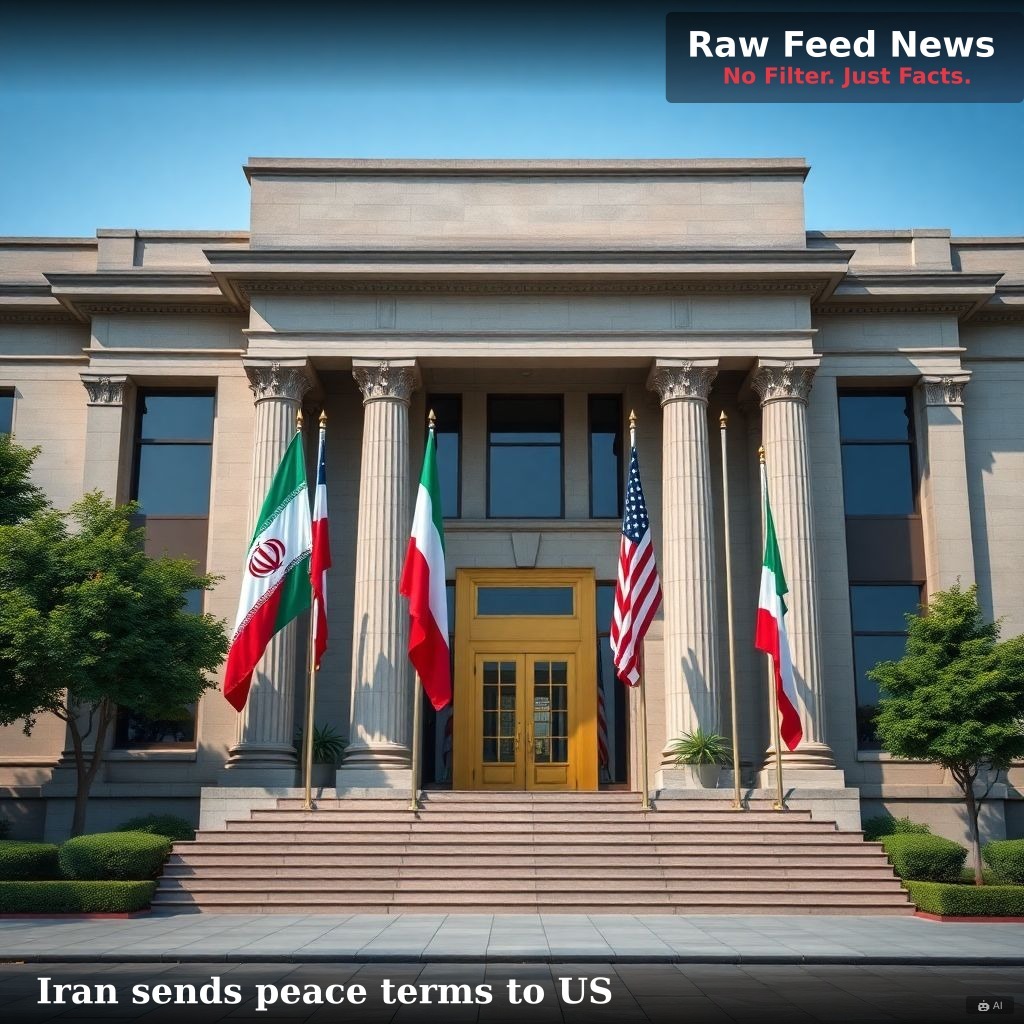 Iran sends peace terms to US
