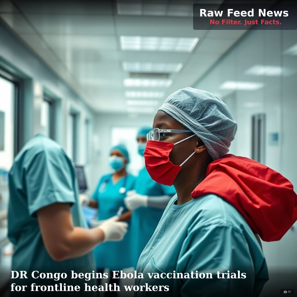 DR Congo begins Ebola vaccination trials for frontline health workers