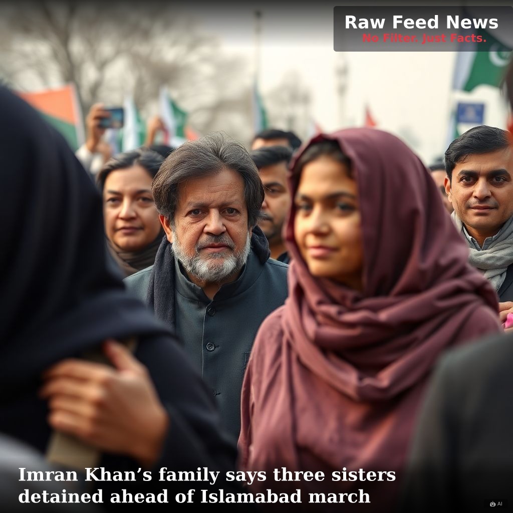 Imran Khan’s family says three sisters detained ahead of Islamabad march