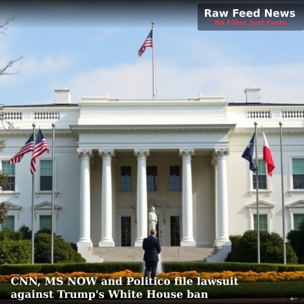 CNN, MS NOW and Politico file lawsuit against Trump's White House ban