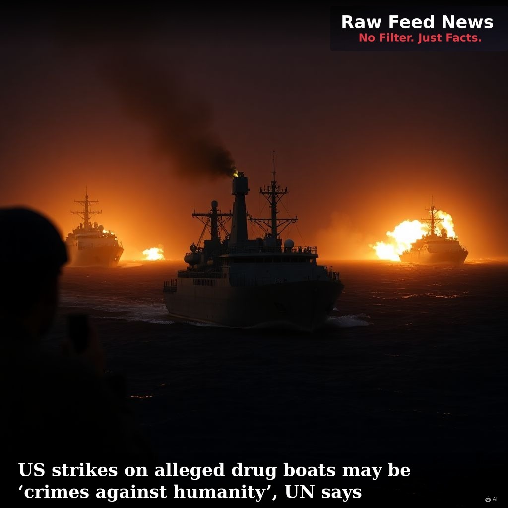 US strikes on alleged drug boats may be ‘crimes against humanity’, UN says