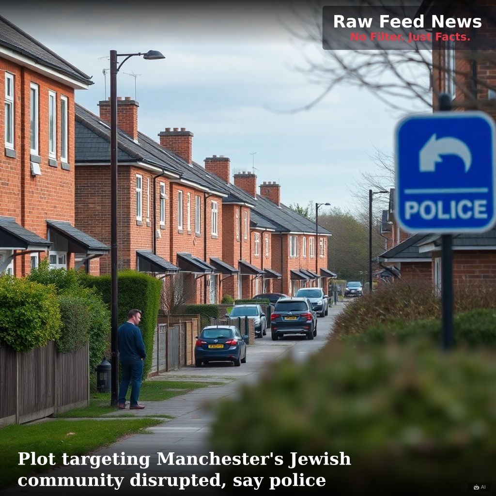 Plot targeting Manchester's Jewish community disrupted, say police