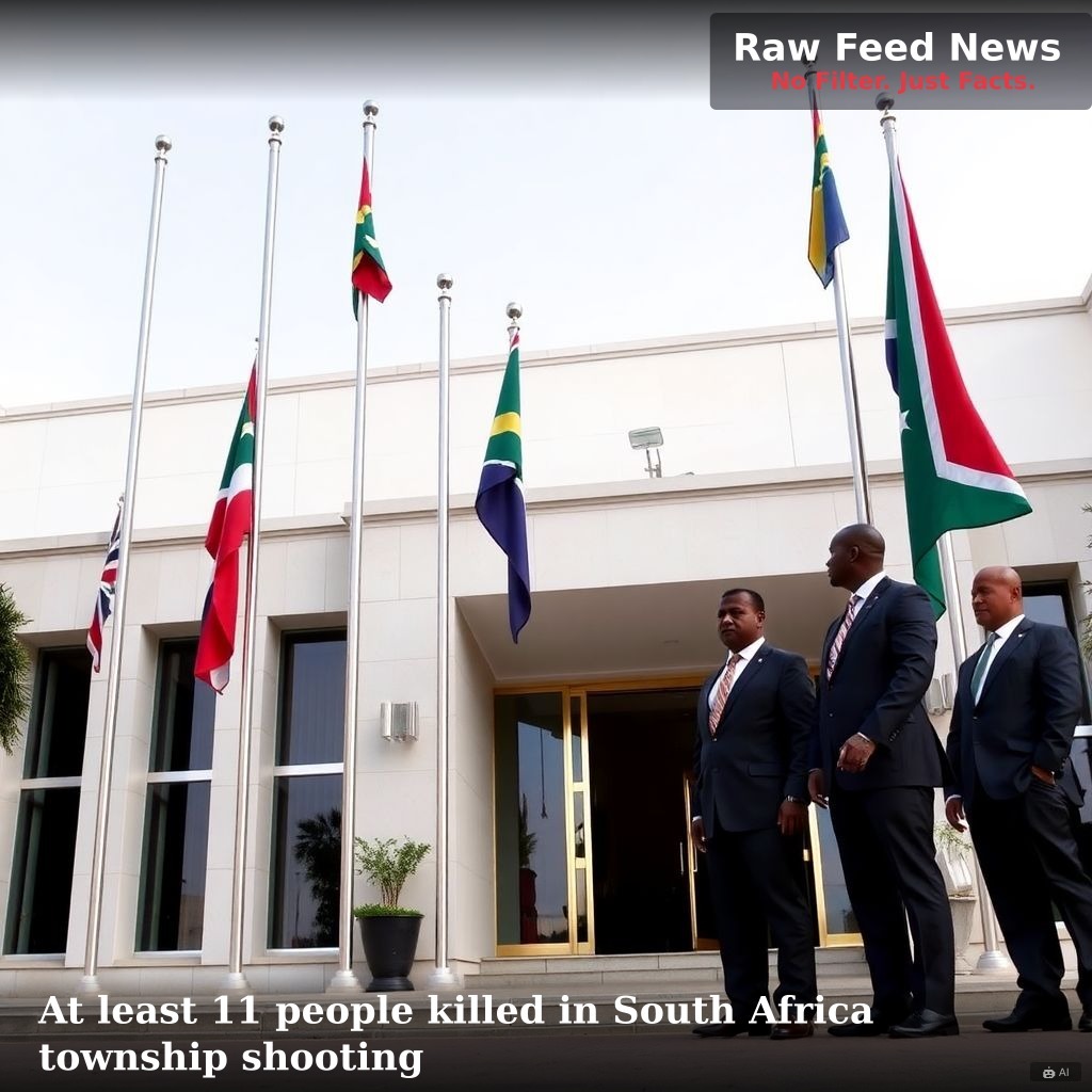 At least 11 people killed in South Africa township shooting