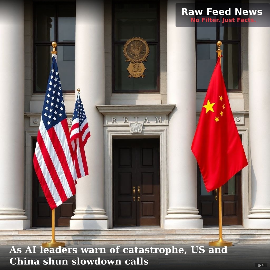 As AI leaders warn of catastrophe, US and China shun slowdown calls