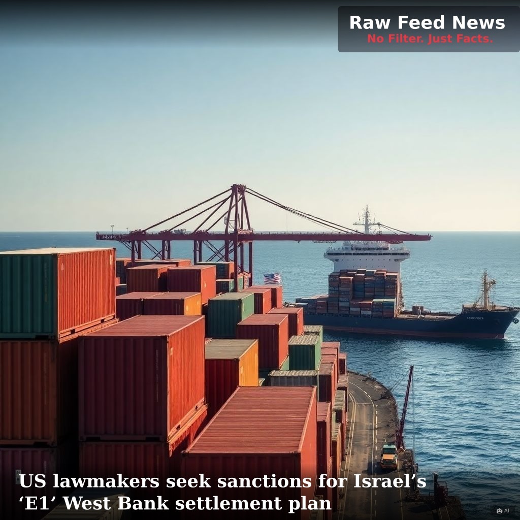 US lawmakers seek sanctions for Israel’s ‘E1’ West Bank settlement plan