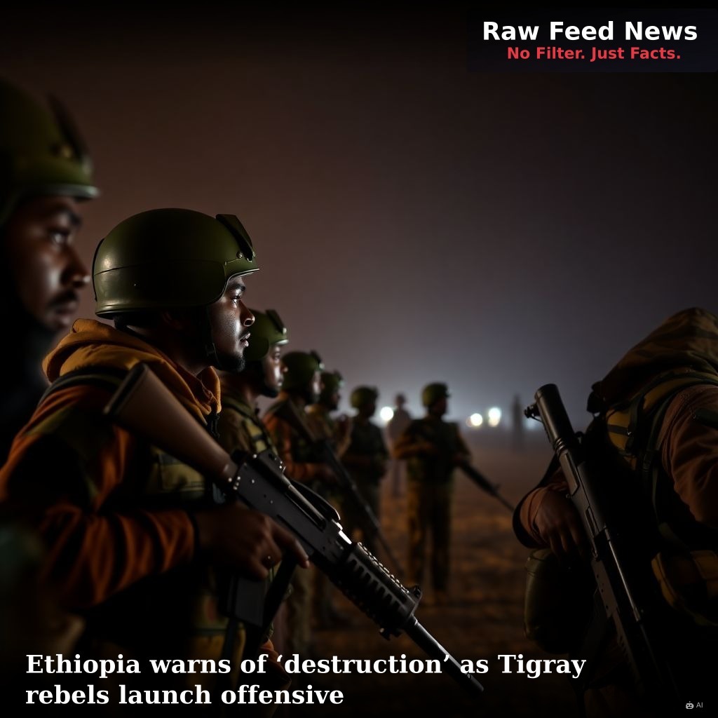 Ethiopia warns of ‘destruction’ as Tigray rebels launch offensive