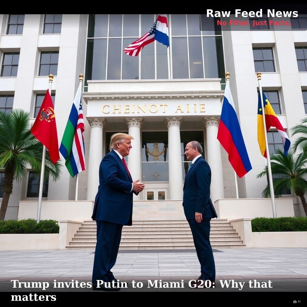 Trump invites Putin to Miami G20: Why that matters