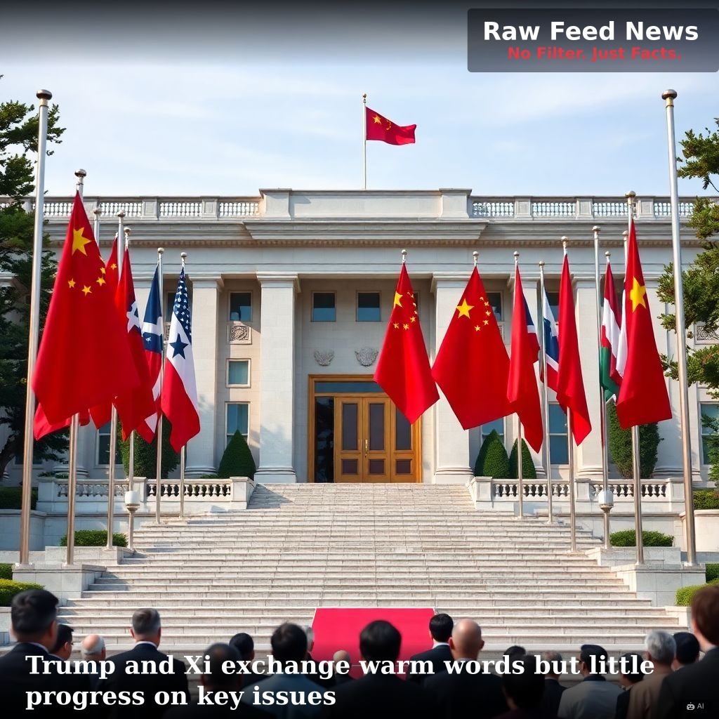 Trump and Xi exchange warm words but little progress on key issues