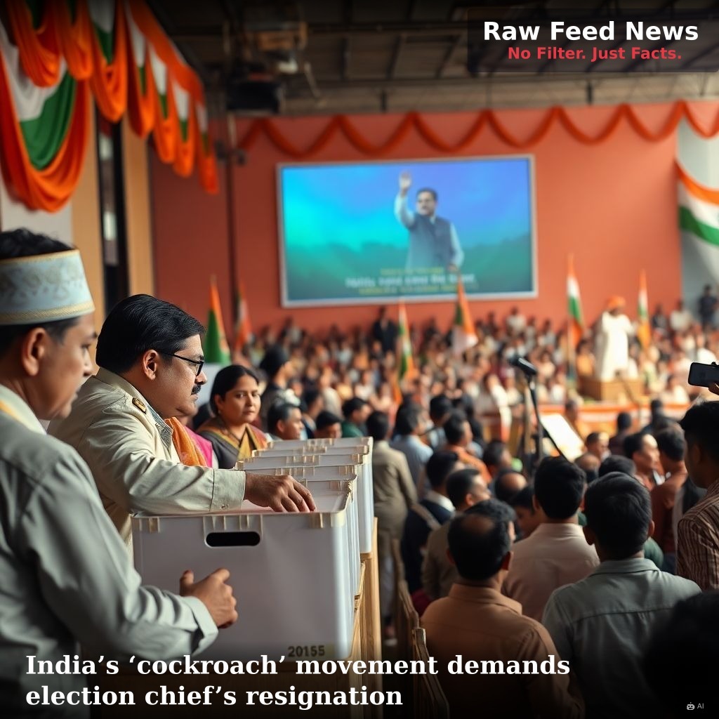 India’s ‘cockroach’ movement demands election chief’s resignation