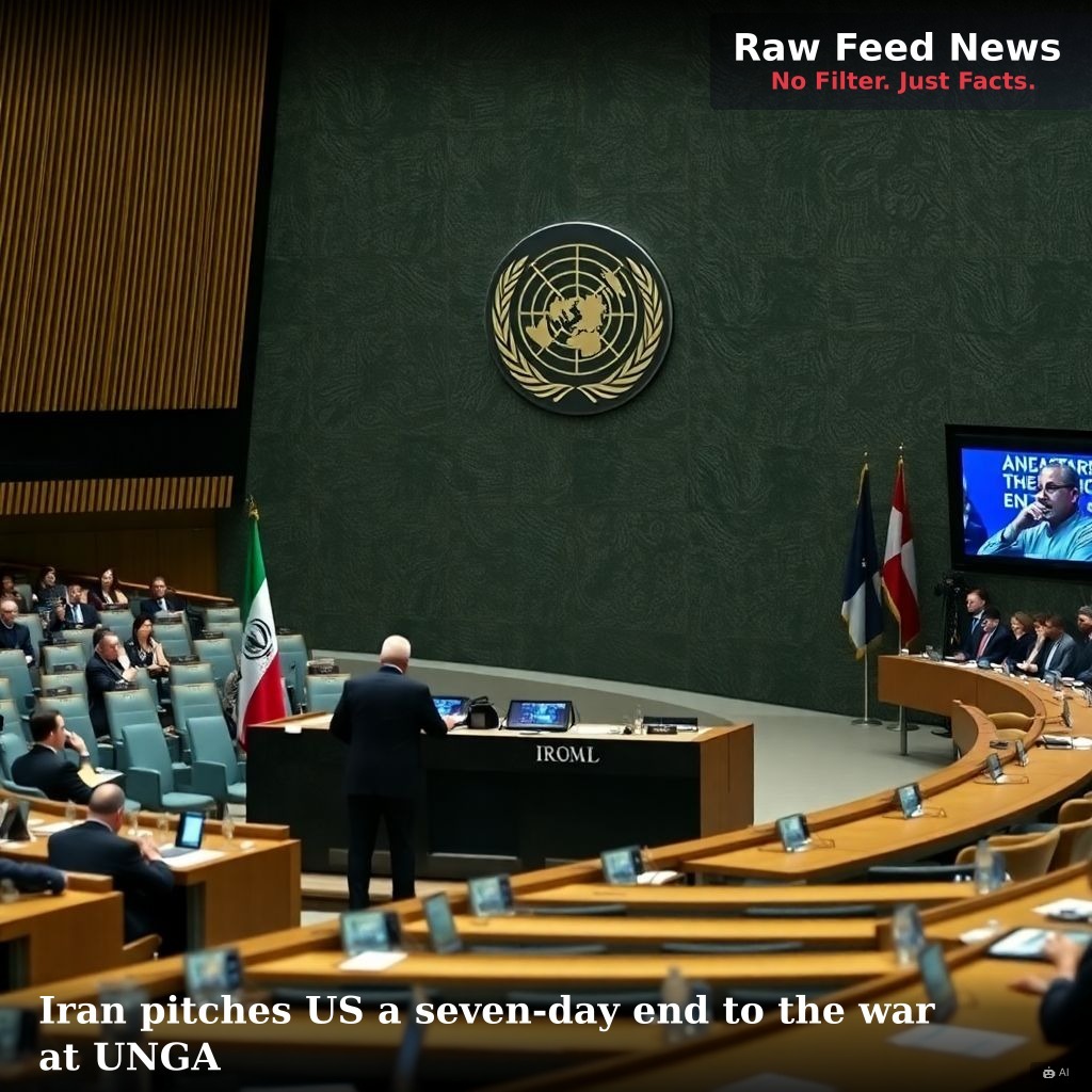 Iran pitches US a seven-day end to the war at UNGA