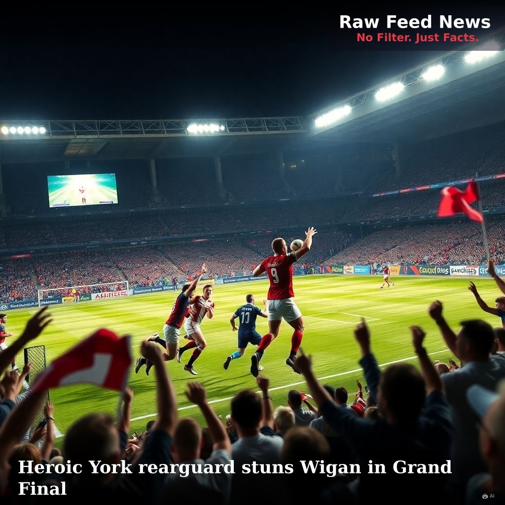 Heroic York rearguard stuns Wigan in Grand Final