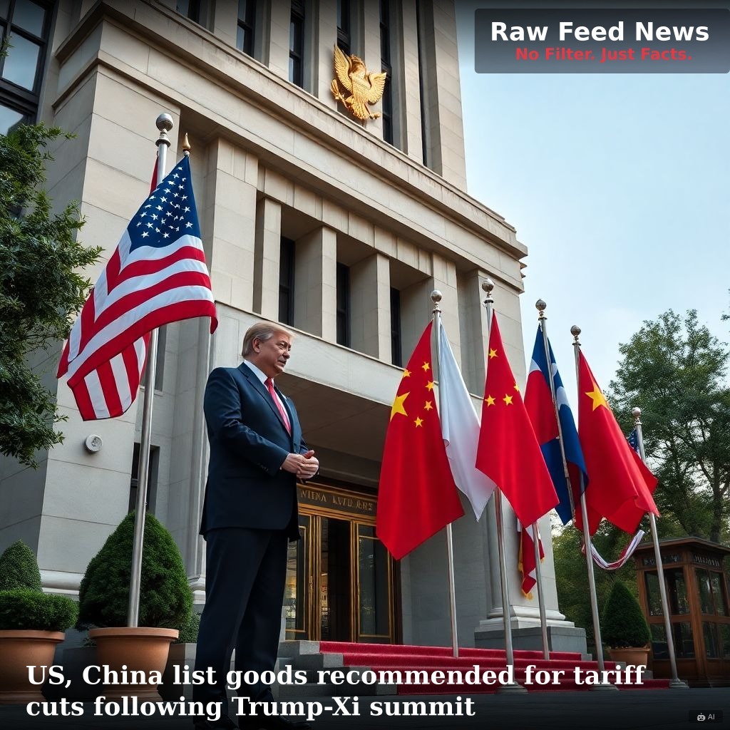 US, China list goods recommended for tariff cuts following Trump-Xi summit