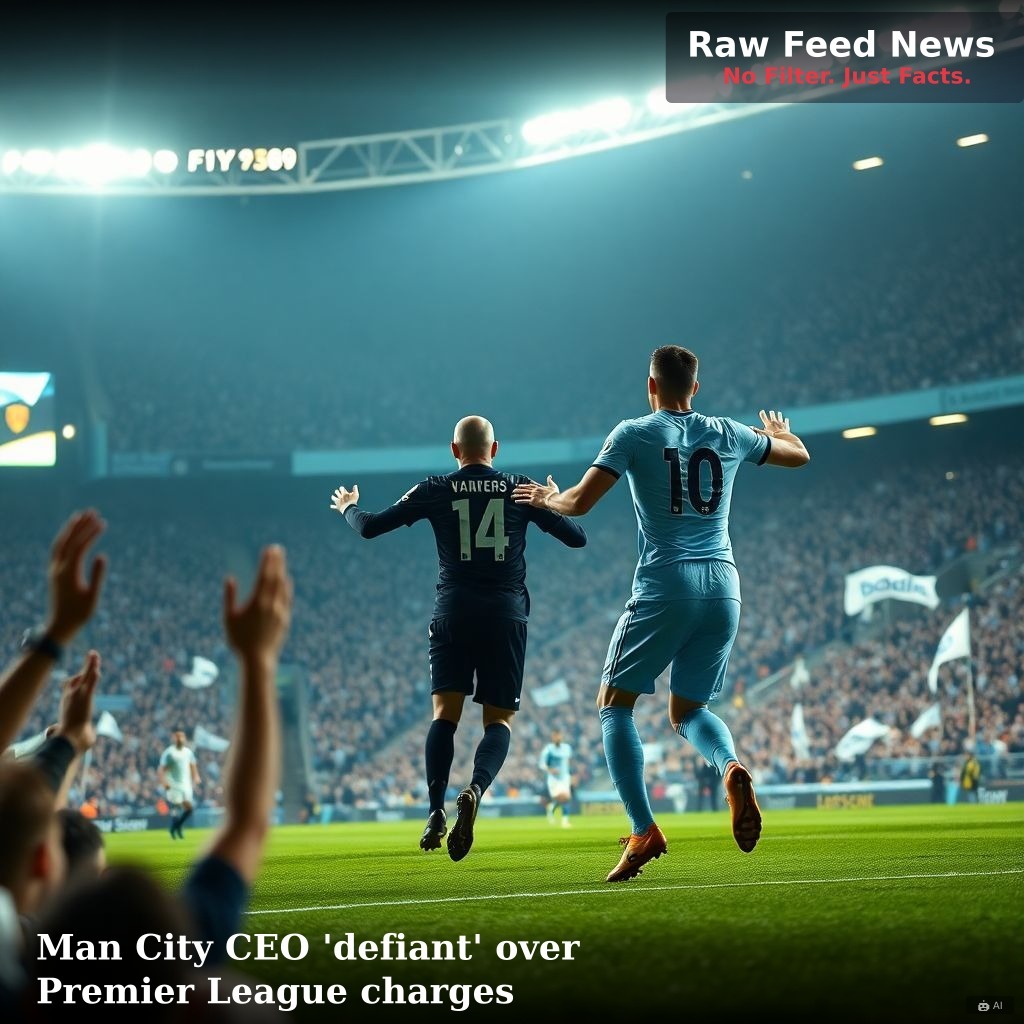 Man City CEO 'defiant' over Premier League charges