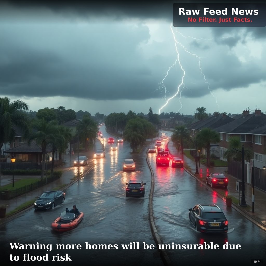 Warning more homes will be uninsurable due to flood risk