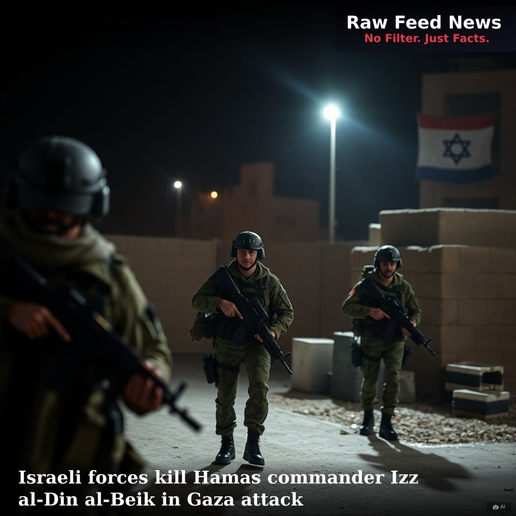 Israeli forces kill Hamas commander Izz al-Din al-Beik in Gaza attack