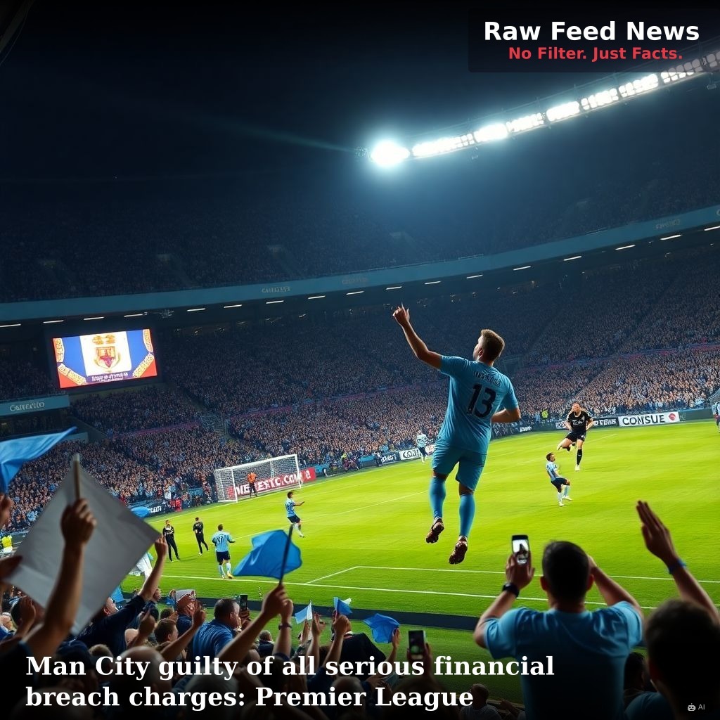 Man City guilty of all serious financial breach charges: Premier League