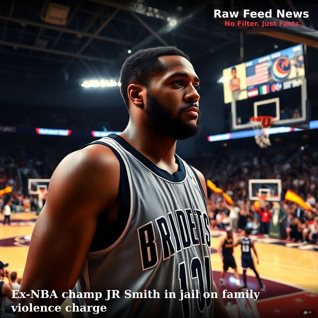 Ex-NBA champ JR Smith in jail on family violence charge