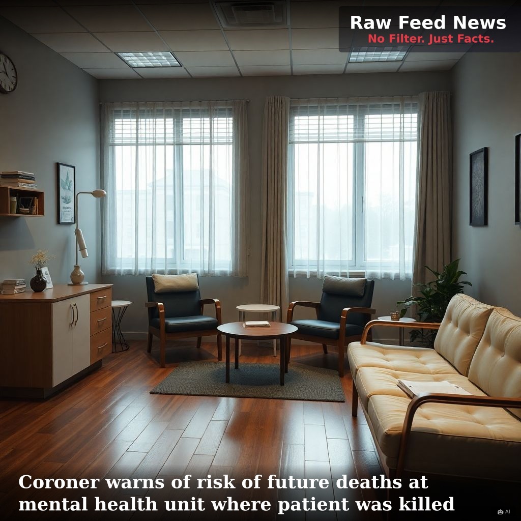 Coroner warns of risk of future deaths at mental health unit where patient was killed