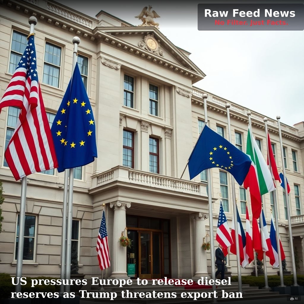 US pressures Europe to release diesel reserves as Trump threatens export ban