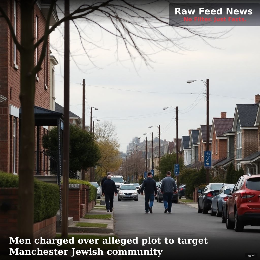 Men charged over alleged plot to target Manchester Jewish community