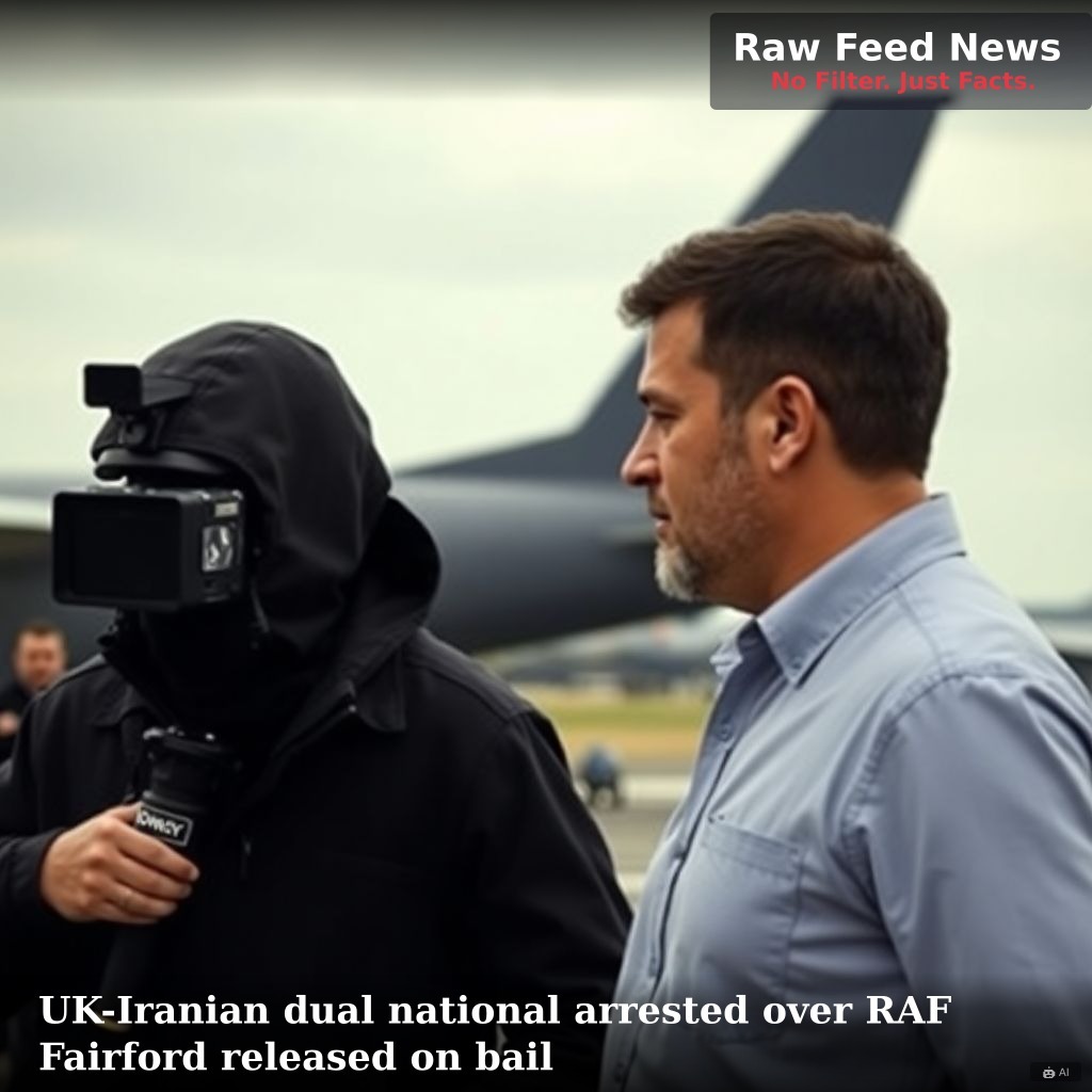 UK-Iranian dual national arrested over RAF Fairford released on bail