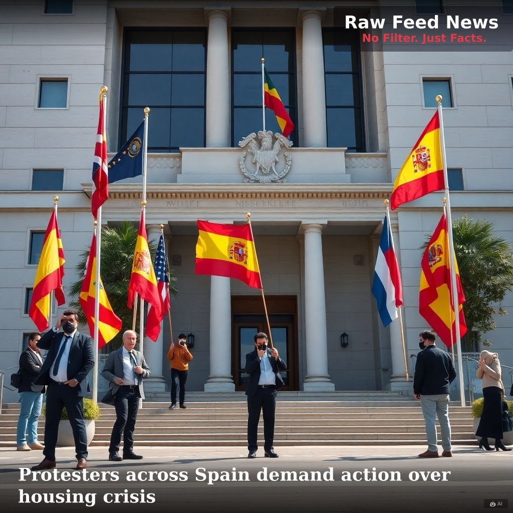 Protesters across Spain demand action over housing crisis
