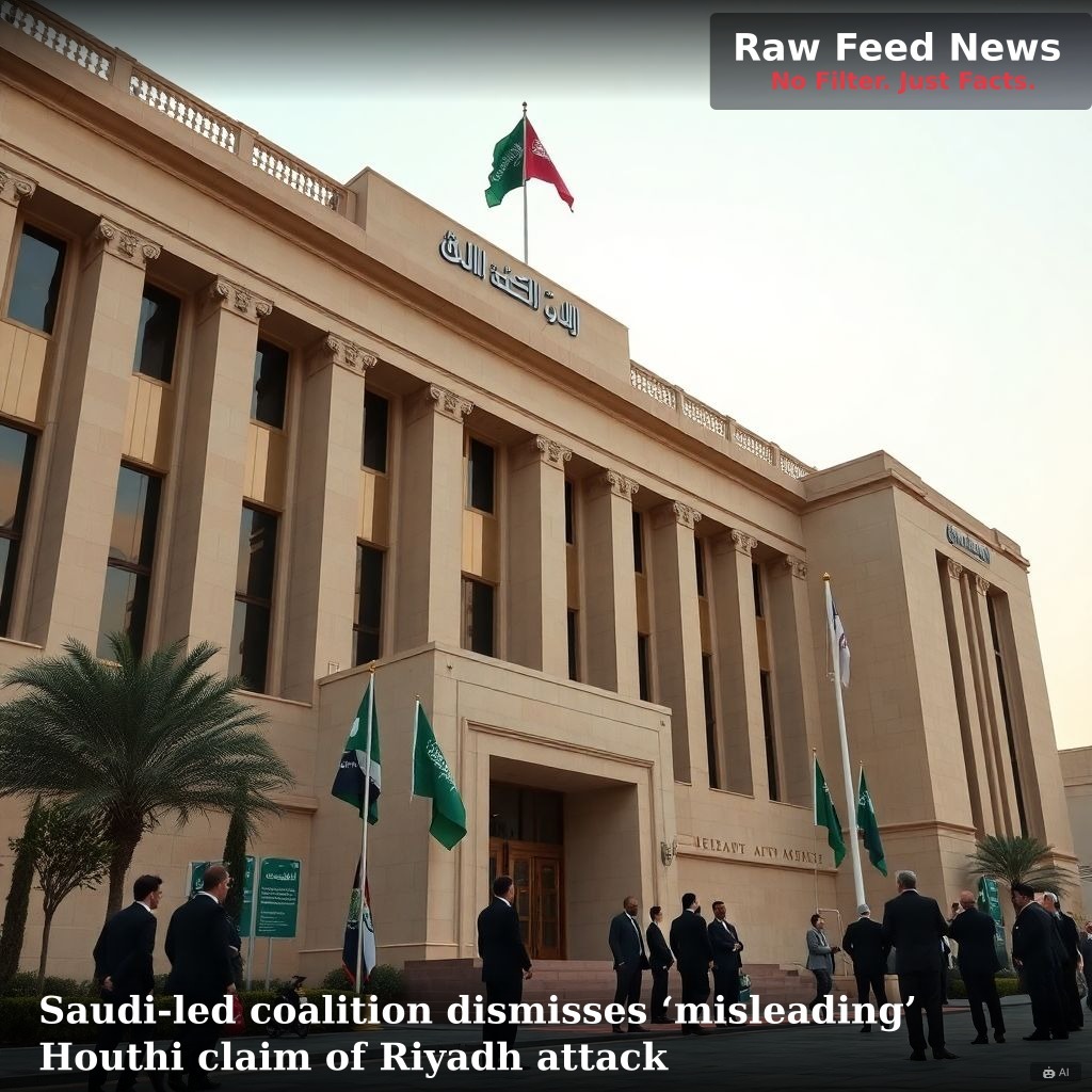 Saudi-led coalition dismisses ‘misleading’ Houthi claim of Riyadh attack