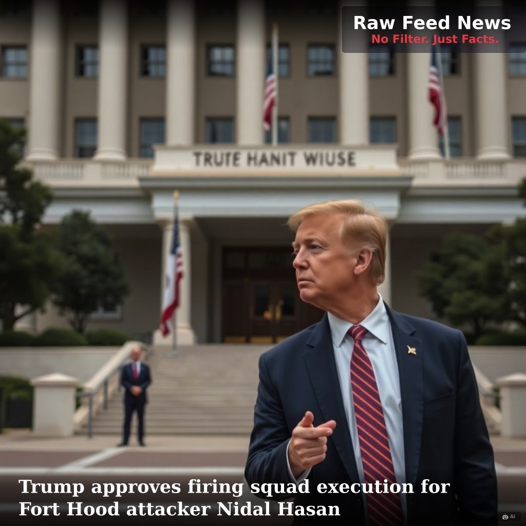 Trump approves firing squad execution for Fort Hood attacker Nidal Hasan