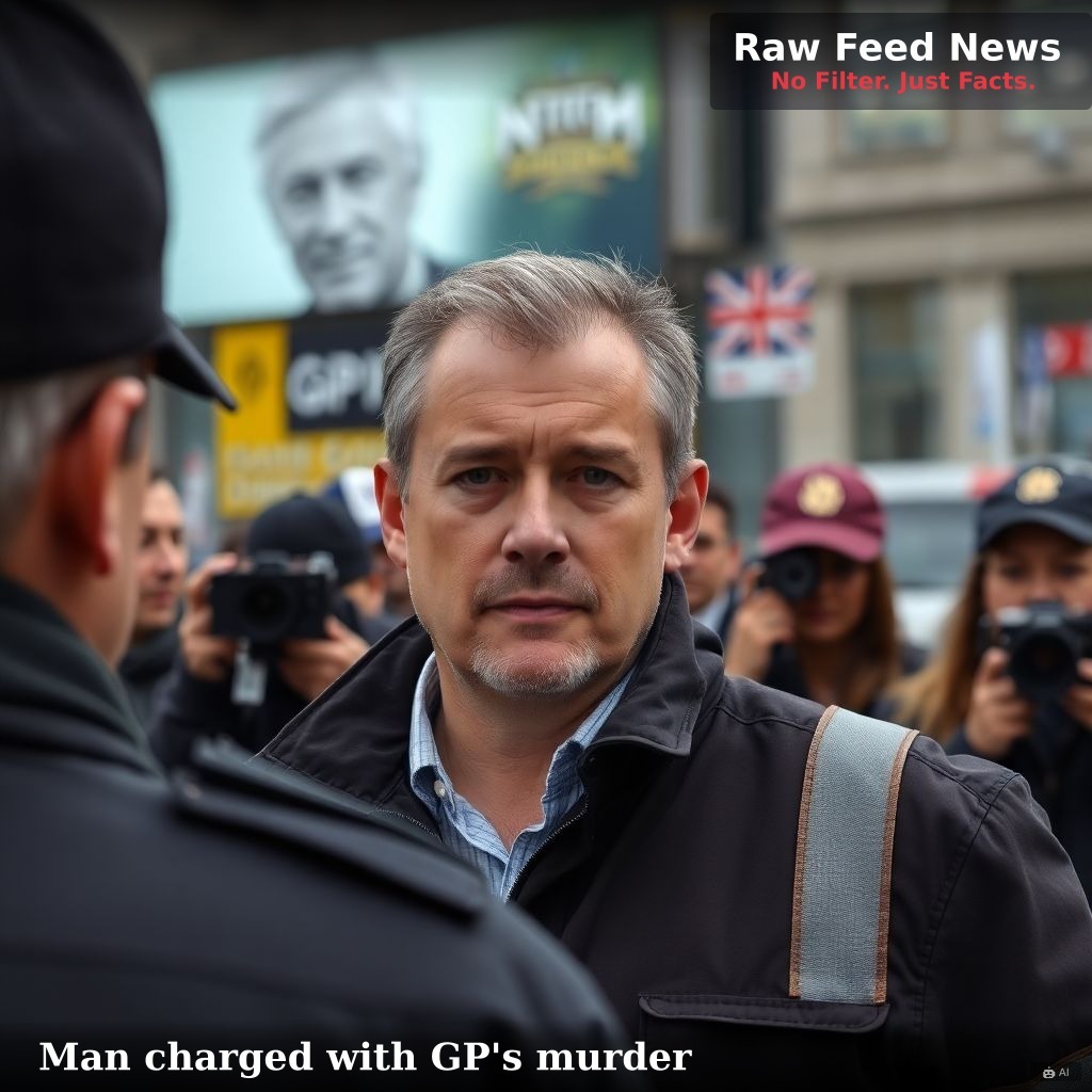 Man charged with GP's murder