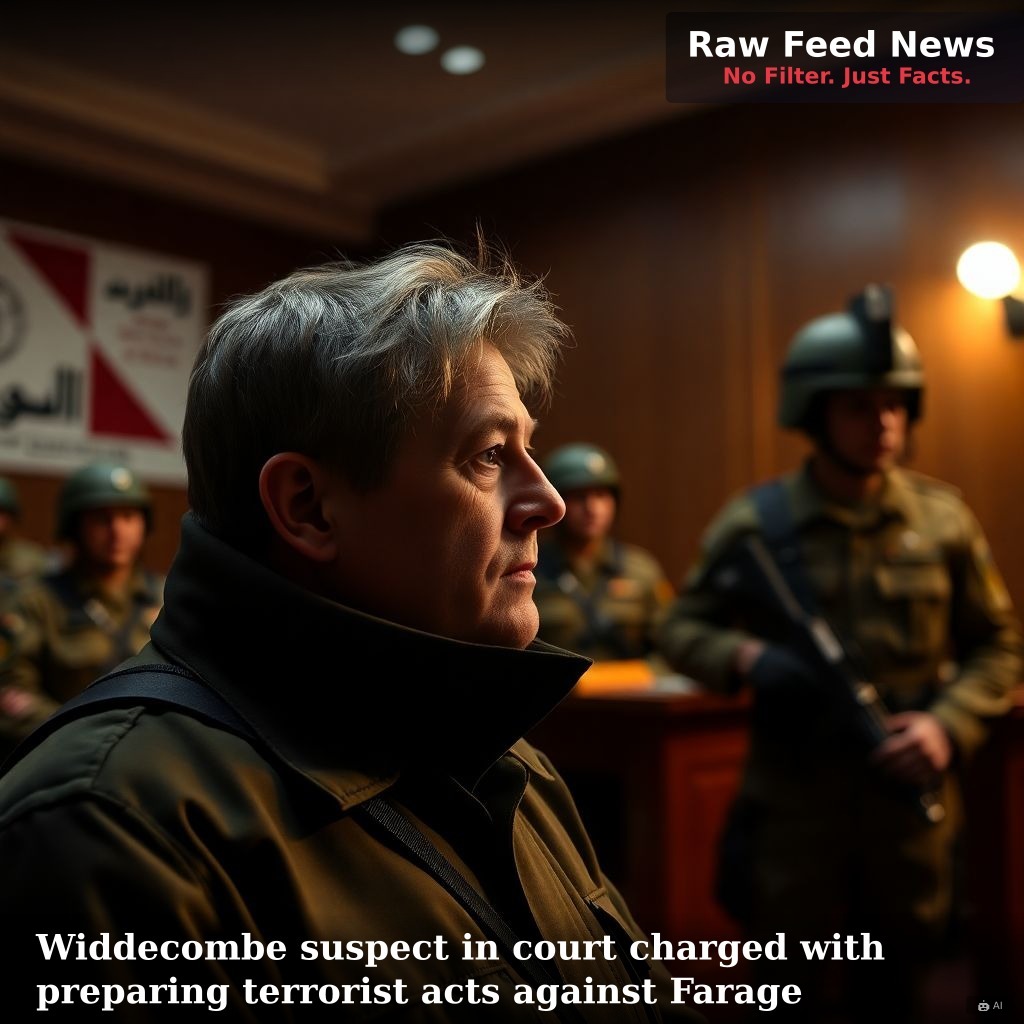 Widdecombe suspect in court charged with preparing terrorist acts against Farage