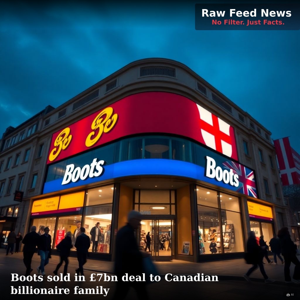 Boots sold in £7bn deal to Canadian billionaire family