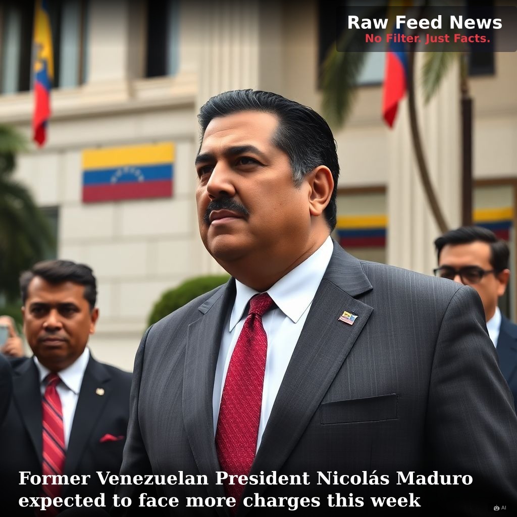 Former Venezuelan President Nicolás Maduro expected to face more charges this week