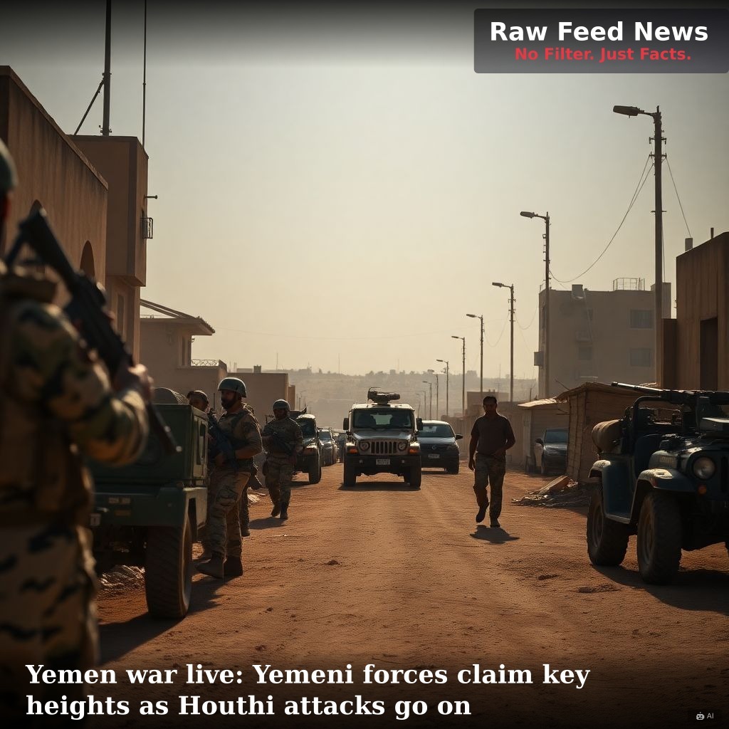 Yemen war live: Yemeni forces claim key heights as Houthi attacks go on