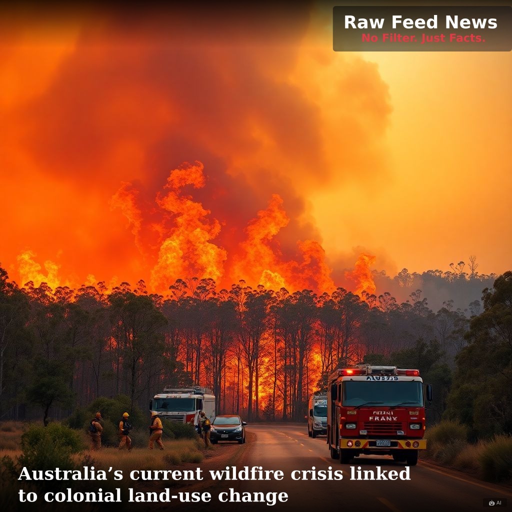 Australia’s current wildfire crisis linked to colonial land-use change