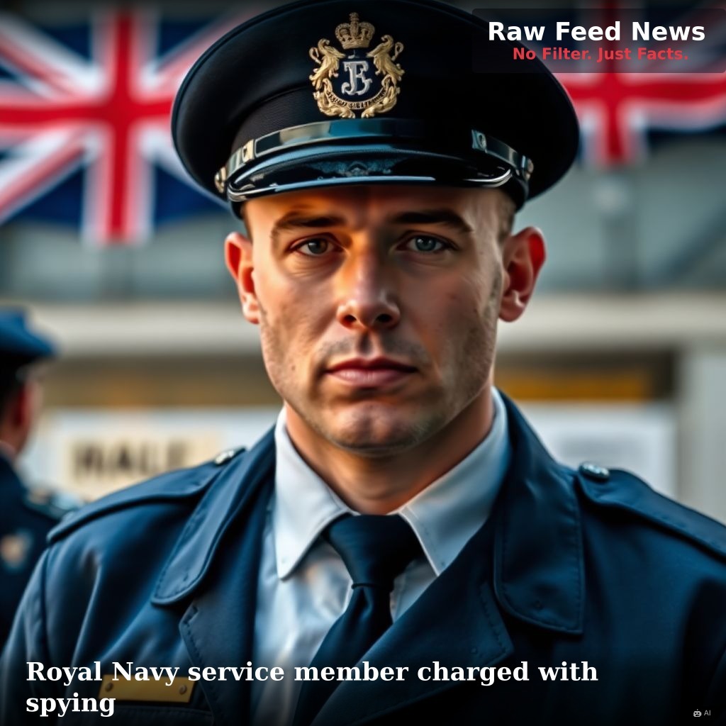 Royal Navy service member charged with spying