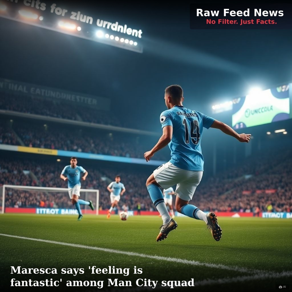 Maresca says 'feeling is fantastic' among Man City squad